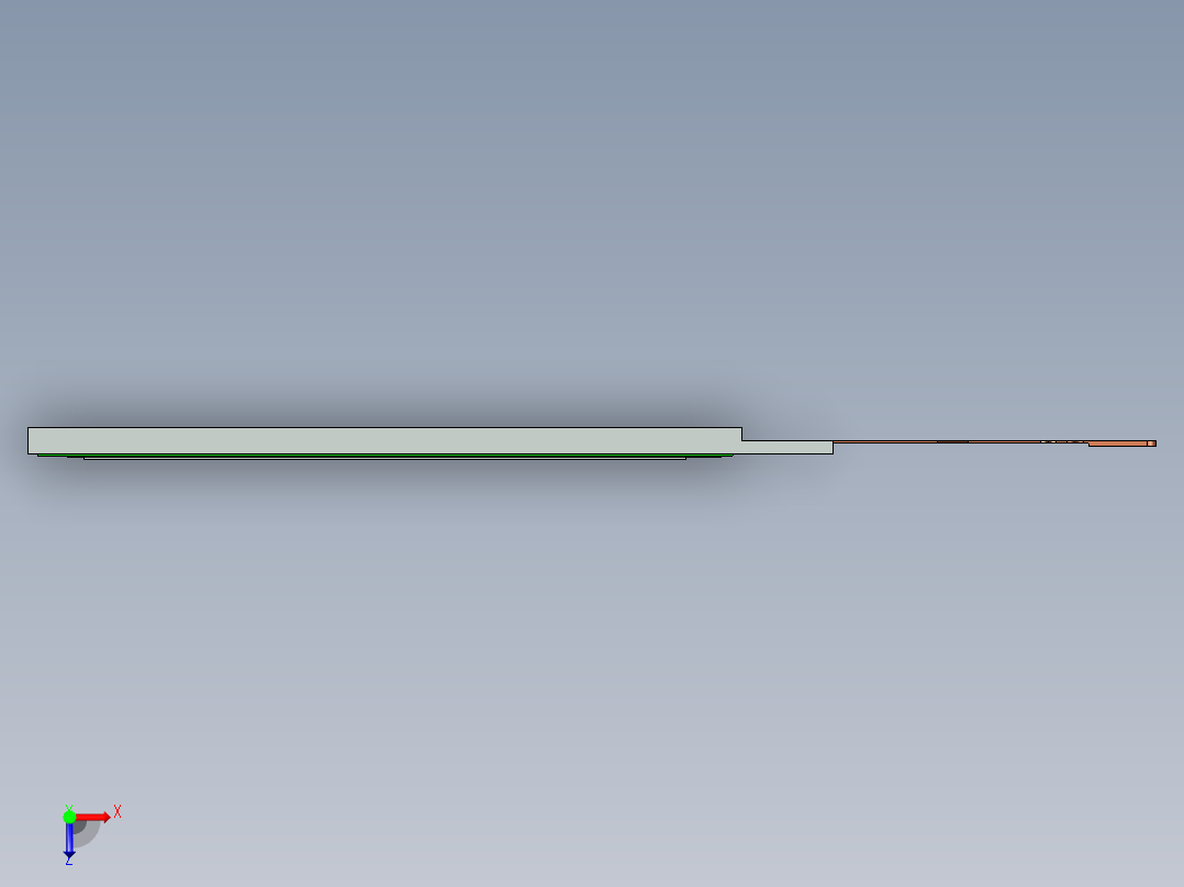 fet109124r 128x32显示器制造商福未来电子科技有限公司12俯视图