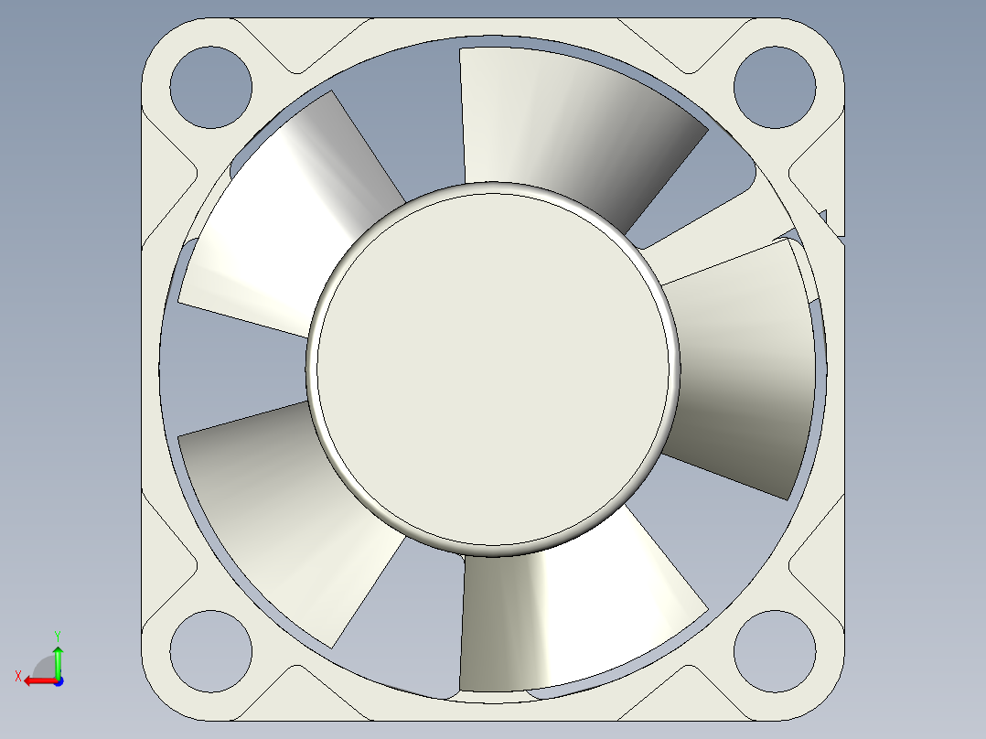 风扇30x10后视图