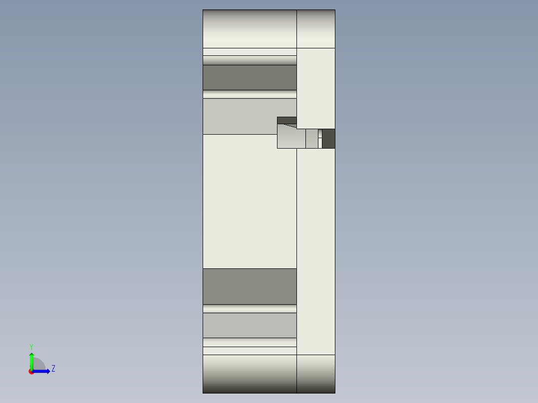 风扇30x10左视图