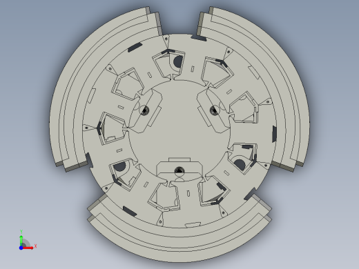 夹爪-三爪前视缩略图
