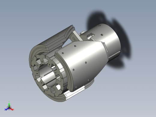 夹爪-三爪正等轴测缩略图