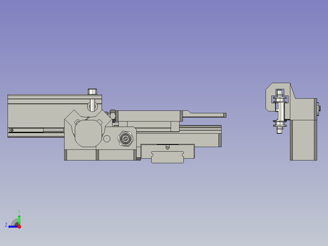 CXDQ02-03-01-00活塞杆搬运组件右视图
