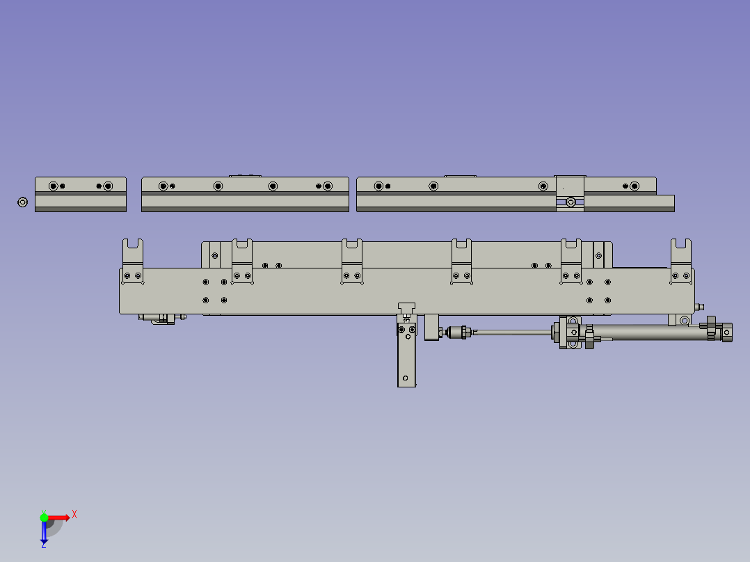 CXDQ02-03-01-00活塞杆搬运组件俯视图