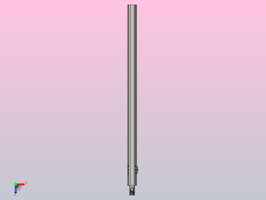 日规模组半封闭丝杆TPA-HNR-65S-1610C-L1150-M-C-P10-N3俯视缩略图