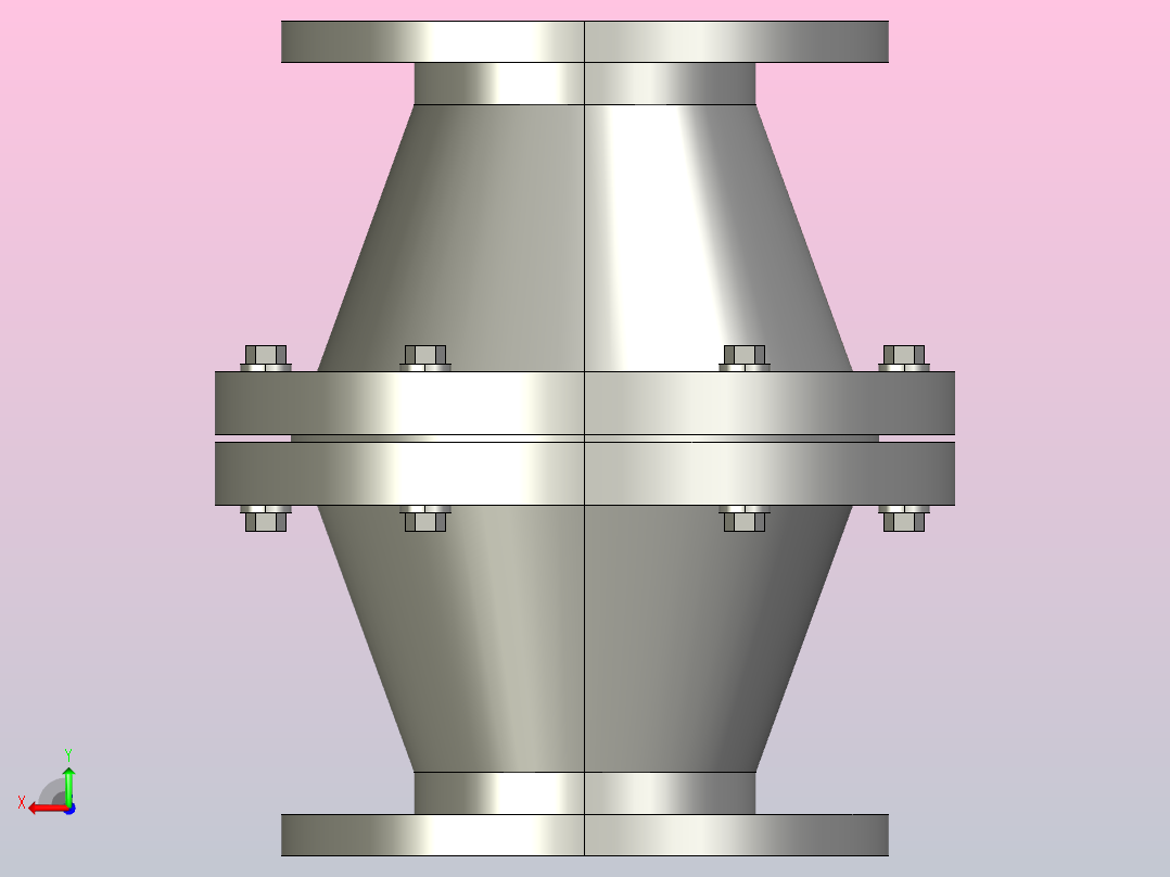 RGZW-1型管道阻火器[DN50]后视图