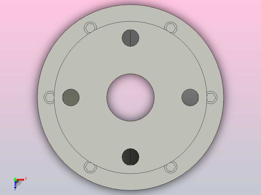 RGZW-1型管道阻火器[DN50]俯视图
