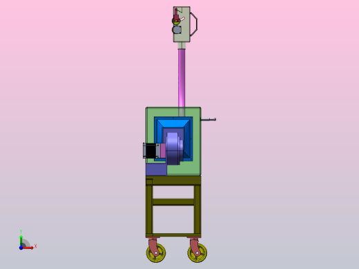 气吸金银花采摘机设计（SW+CAD+说明书）前视缩略图