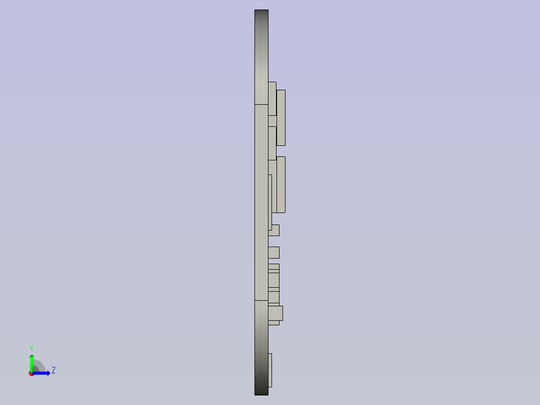 A0004873-BMS HX-4S-A20 版本 1.1电路板左视图