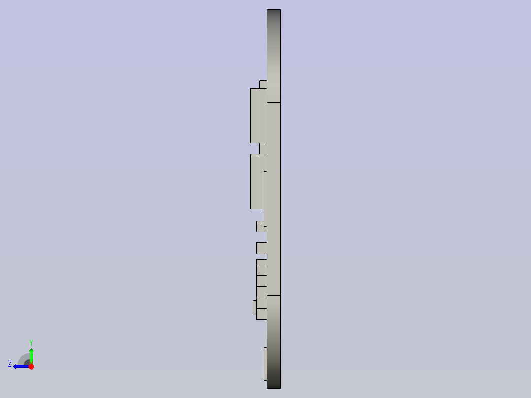 A0004873-BMS HX-4S-A20 版本 1.1电路板右视图