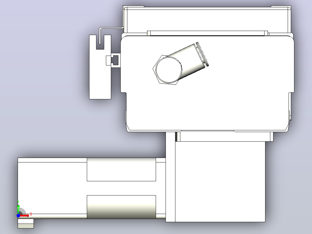 MCB10无尘皮带滑台[MCB10-L32-500-L-100W-C3]前视图