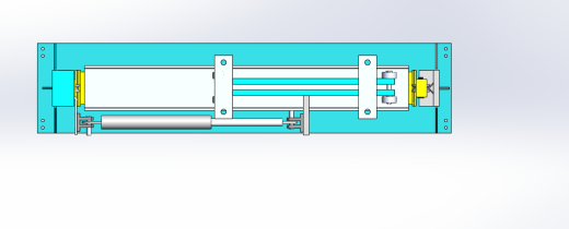 重型焊接H型钢梁翻转装置3D图纸 Solidworks设计缩略图