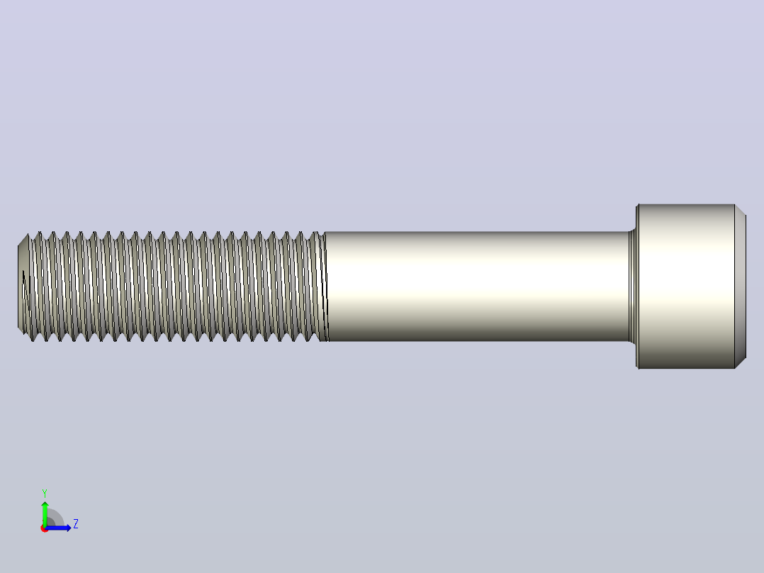 DIN_EN_ISO_4762_M16x90.ipt内六角螺钉左视图