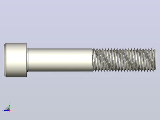 DIN_EN_ISO_4762_M16x90.ipt内六角螺钉右视缩略图
