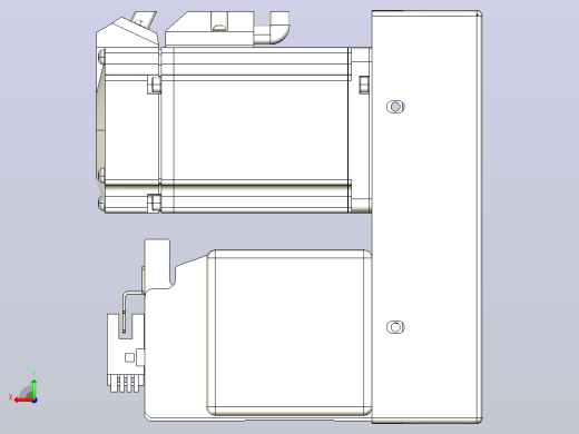 皮带直线轴半封闭可选导轨TPA-HNB-105D-90-L2650-RU-Y-P20-N3后视缩略图