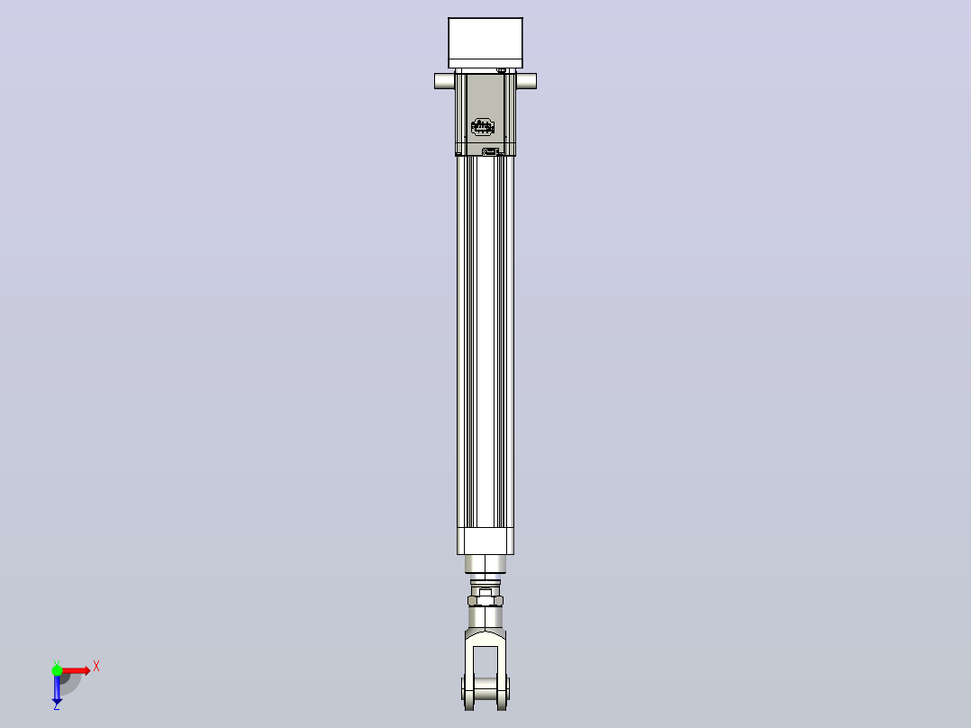 CSED63-2505-450-P-TC-Y-1KW-P3电缸俯视图