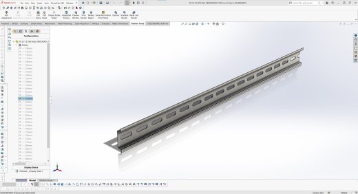 TS 35 7.5 DIN导轨和TS 35 15 DIN导轨型号提供标准1米长，可配置缩略图