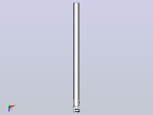 皮带直线轴半封闭可选导轨TPA-HNB-140D-120-L2350-ML-Y-P40-N3俯视缩略图