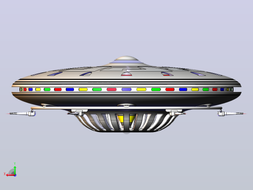 不明飞行物, 空间, 宇宙飞船后视缩略图