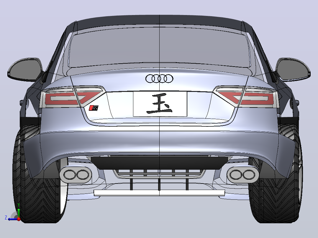 奥迪A5-2014版右视图