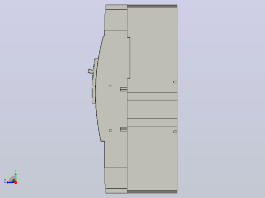 西门子3VT3型三极断路器，250A±630A-西门子3VT3型三极塑壳断路器右视缩略图