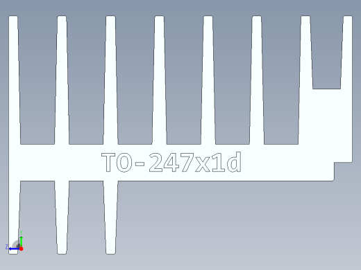 散热器“F”TO-247x1d 60右视缩略图