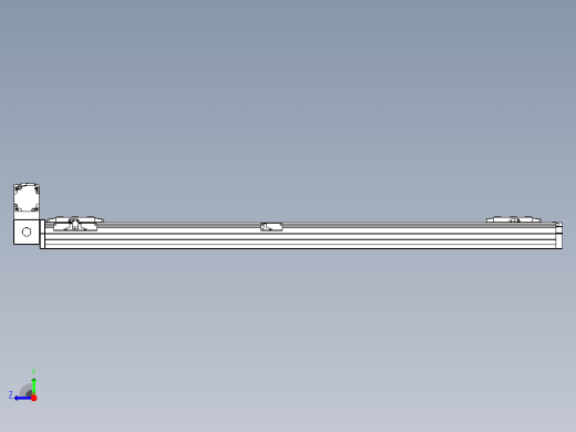 皮带直线轴双滑块型TPA-GCBS-80-P60-L450-LU-M20-N3右视缩略图