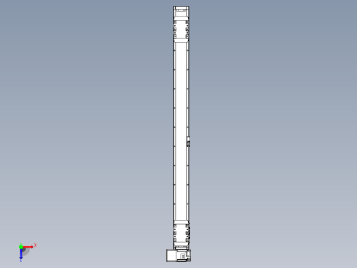 皮带直线轴双滑块型TPA-GCBS-80-P60-L450-LU-M20-N3俯视缩略图