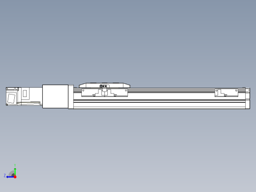 滚珠丝杠直线轴内置导轨TPA-GCR-50-1210C-L250-M-M10-N3右视缩略图