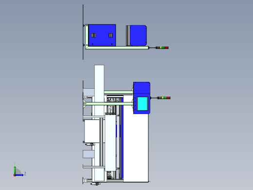 柳茂检测ccd检测机（sw18可编辑+工程图）左视缩略图