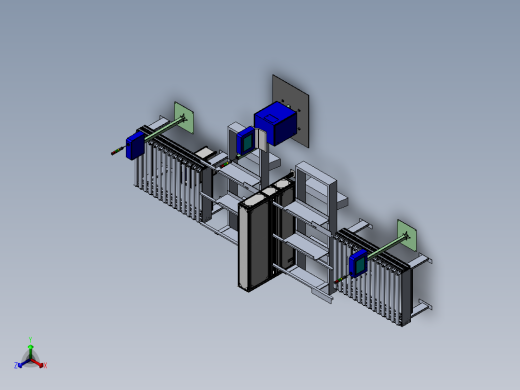 柳茂检测ccd检测机（sw18可编辑+工程图）正等轴测缩略图