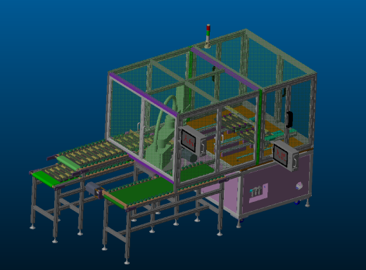 密封点胶机3D模型缩略图