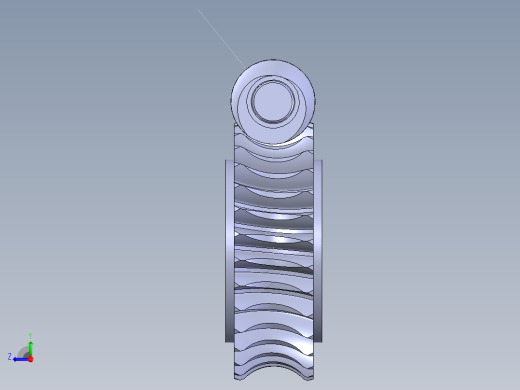 涡轮蜗杆配合右视缩略图