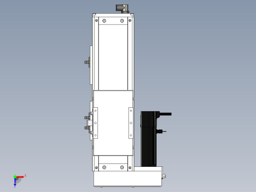 Toyo东佑达直线模组-ECH10-150-BL-100W+煞車俯视缩略图