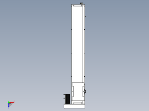 Toyo东佑达直线模组-ECH17-950-BR-400W俯视缩略图