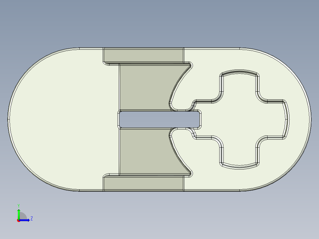 气缸电机-2854 Old Grey Technic Engine Crankshaft Centre左视图