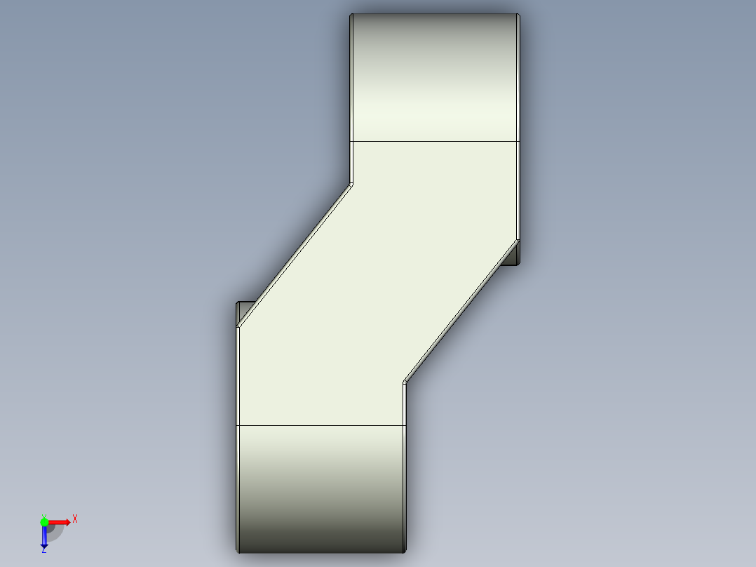 气缸电机-2854 Old Grey Technic Engine Crankshaft Centre俯视图