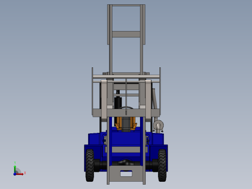 简易Forklift叉车前视缩略图
