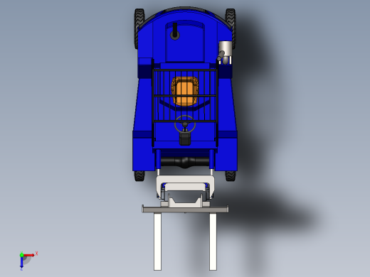 简易Forklift叉车俯视缩略图
