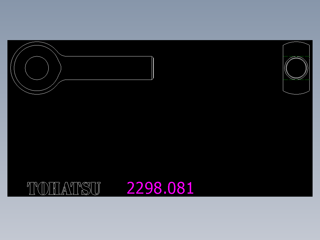 活節螺栓2298-2D多系列多零件图纸模型