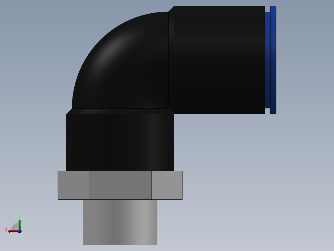 Ø12 x 1-4G COTOVELO 90° MACHO GIRAT. (C02471228)后视图