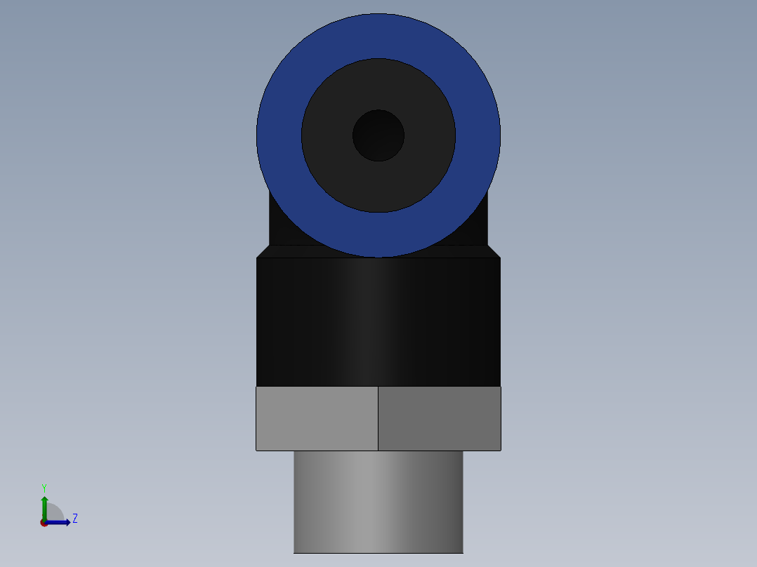 Ø12 x 1-4G COTOVELO 90° MACHO GIRAT. (C02471228)左视图