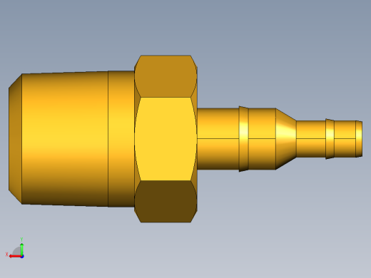 工业通用螺蚊管倒齿式工业硬管接头Barb-to-Pipe Adapter 28-4-5_32-2后视缩略图