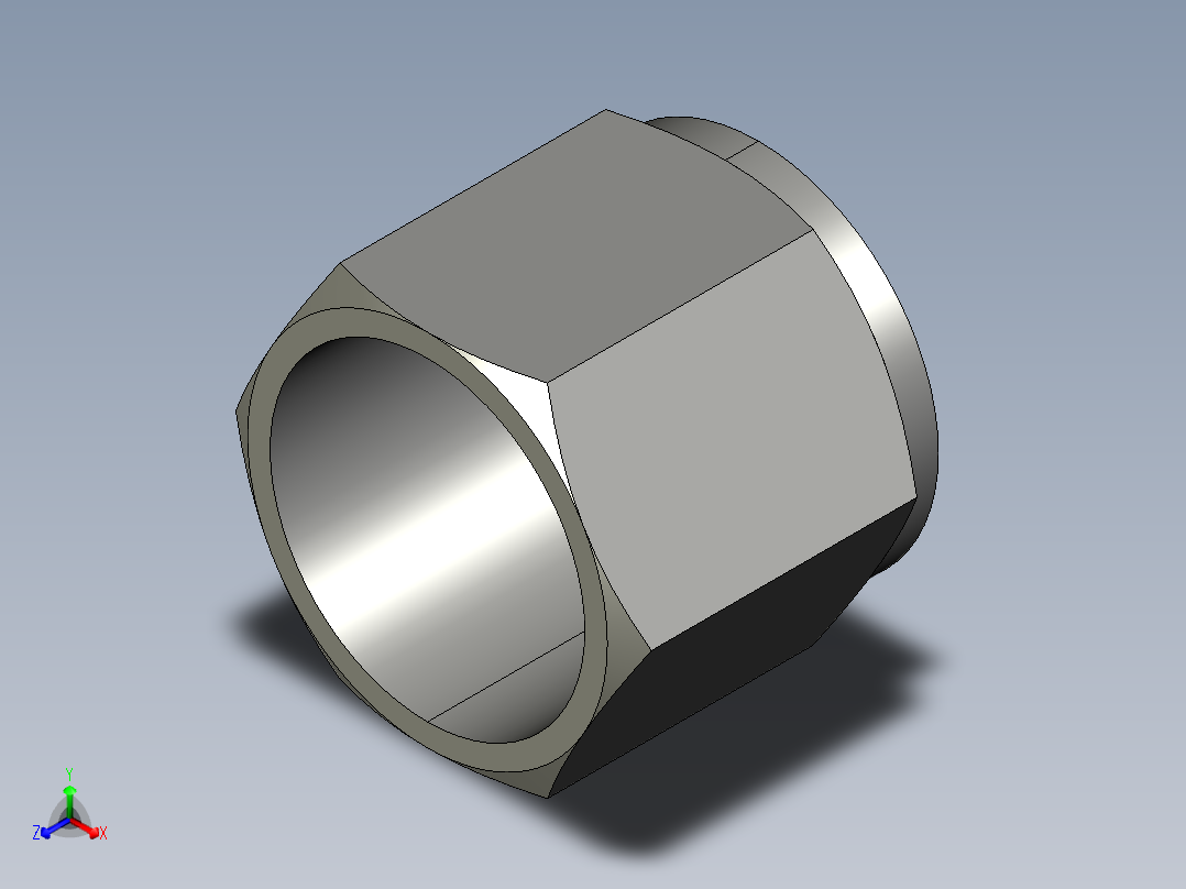 卡套式工业通用硬管接头10_bu-s主视图