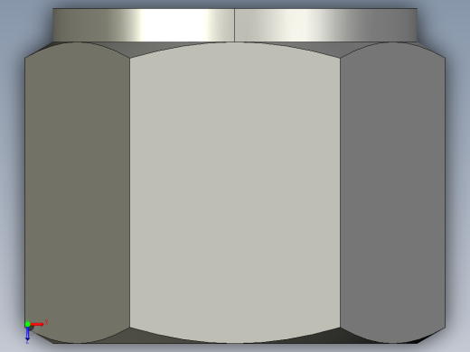 卡套式工业通用硬管接头10_bu-s俯视缩略图