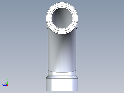 船舶管路系统S10_SeaDrainPLUS_LongTurnReducingTee-SxSxS_37E273030_2in Sea Drain Plus - Long Turn Reducing Tee - SxSxS右视缩略图