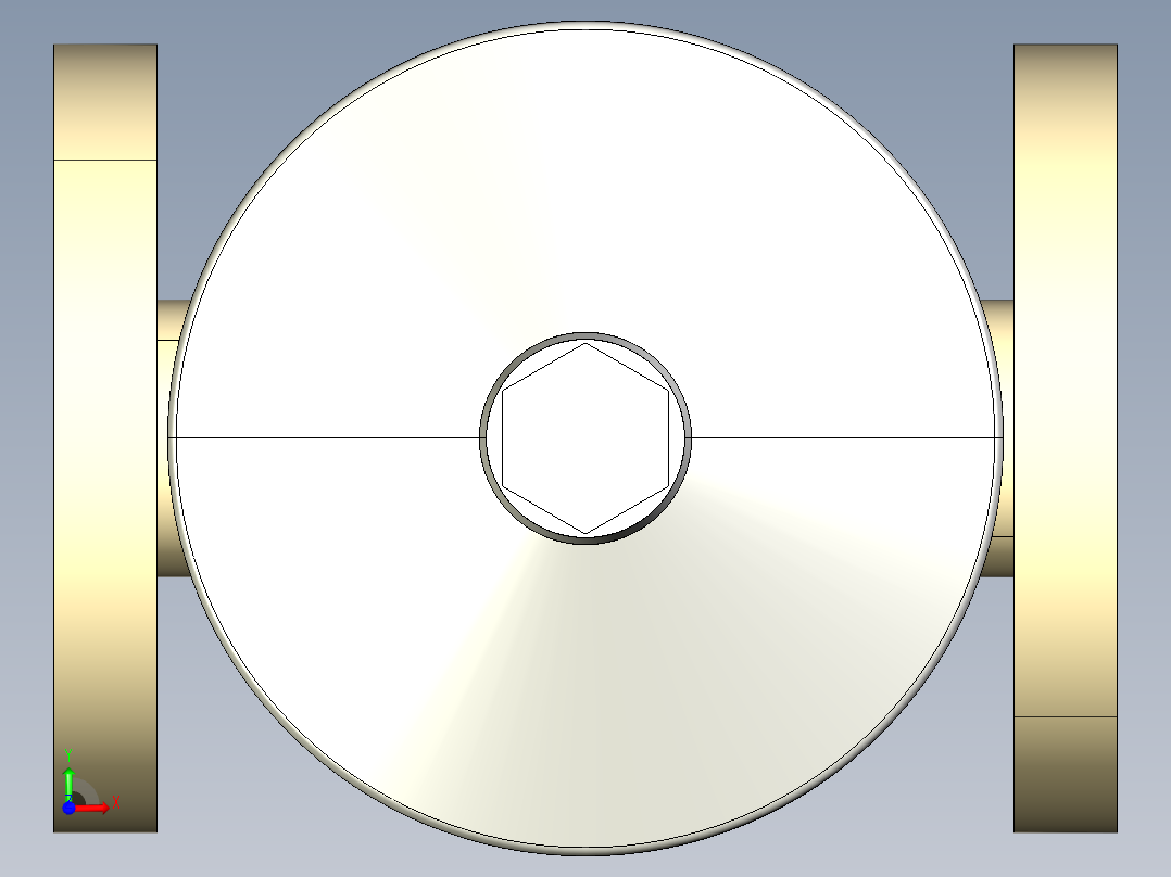 6DKMOMCP NO-DA 气动隔膜阀、常开型双作用，固定法兰，钻孔PN10 16。面对面根据EN 558-1 PP-H前视图