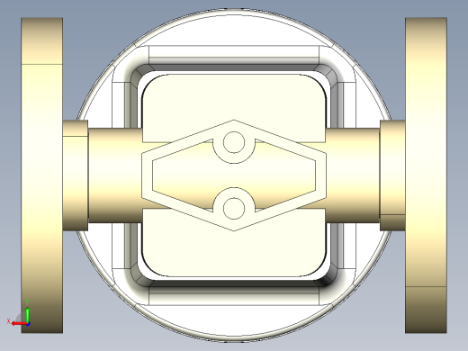 6DKMOMCP NO-DA 气动隔膜阀、常开型双作用，固定法兰，钻孔PN10 16。面对面根据EN 558-1 PP-H后视缩略图