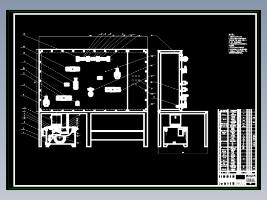 定压式容积节流调速回路实验装置设计【含CAD图纸】==============