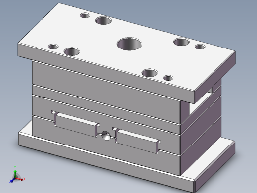 电池低温注塑模架
