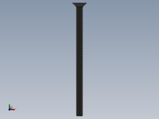 Screw_ISO_10642_M8x130_A2.SLDPRT前视缩略图